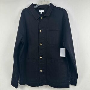 Abound Workwear Chore Black Men's Longsleeves Shirt Large